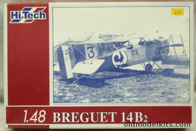 Hi-Tech 1/48 Breguet 14B2 - (Breguet 14 B2), HT003 plastic model kit